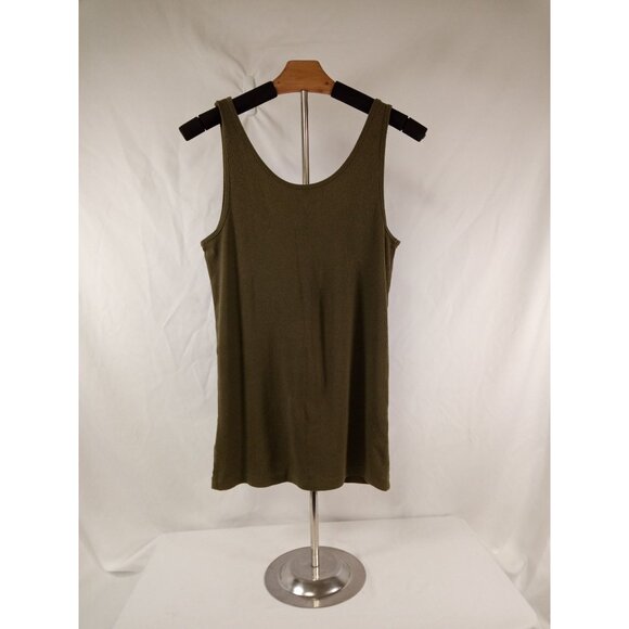 Old Navy Olive Green & Sage Green Slim Fit First Layer Tank Top Size Large - Picture 8 of 16